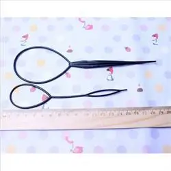 HOT NEW 1 Pair Women Tail Hair Braid Pony Tail Hair Maker Styling Tool Fashion Salon Styling Accessory Black
HOT NEW 1 Pair Women Tail Hair Braid Pony Tail Hair Maker Styling Tool Fashion Salon Styling Accessory Black