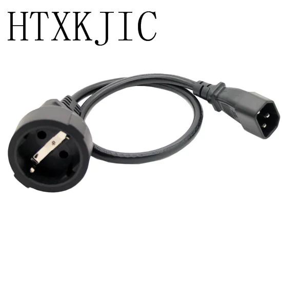 IEC 320 C14 3Pin Male Plug to CEE 7/7 European Female Schuko Socket Adapter Cable FOR UPS/PDU Extension Power Cord
IEC 320 C14 3Pin Male Plug to CEE 7/7 European Female Schuko Socket Adapter Cable FOR UPS/PDU Extension Power Cord
