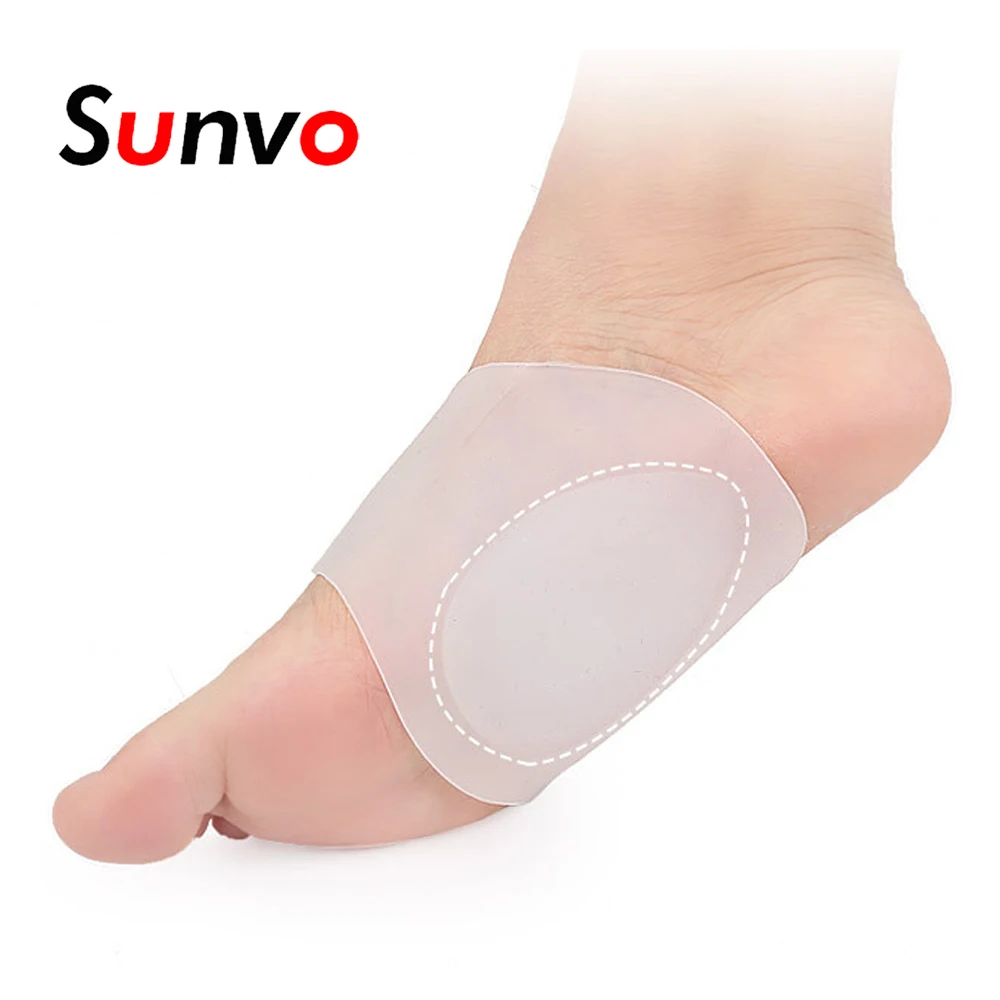 Силиконовый гелевый бандаж Sunvo с высоким сводом стопы для снятия боли в подошвенном фасциите, корректор плоскостопия, эластичная ортопедич...
Силиконовый гелевый бандаж Sunvo с высоким сводом стопы для снятия боли в подошвенном фасциите, корректор плоскостопия, эластичная ортопедич...