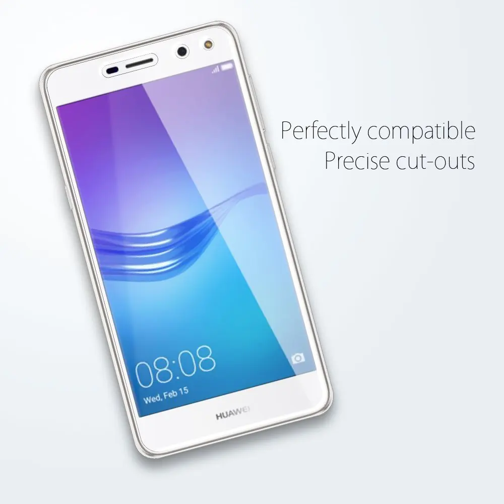 Защитное стекло закаленное 9H для HUAWEI Y5 2017 / Y6 MYA L22 L21 | Мобильные телефоны и