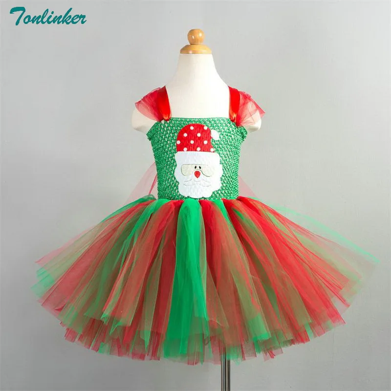Tonlinker Sweet Girls Christmas Tutu Dress Inspired Handmade Fully Santa Bow Dress New Year Girl Dress Rapunzel Party Colthing
Tonlinker Sweet Girls Christmas Tutu Dress Inspired Handmade Fully Santa Bow Dress New Year Girl Dress Rapunzel Party Colthing