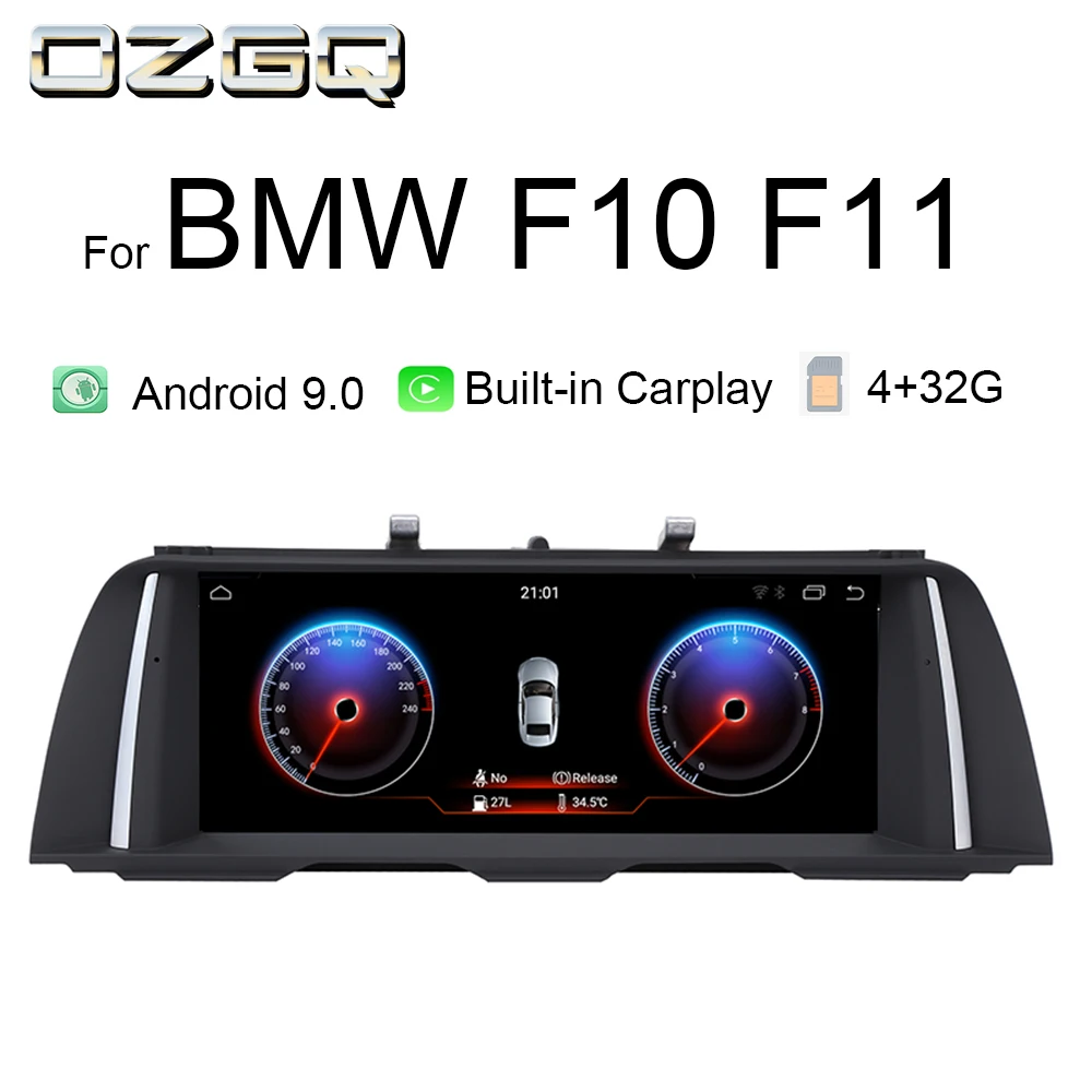 OZGQ Авторадио Android для 2011 2016 BMW 5 серии F10 F11 NBT CIC Система 9 0 Мультимедиа Навигация с