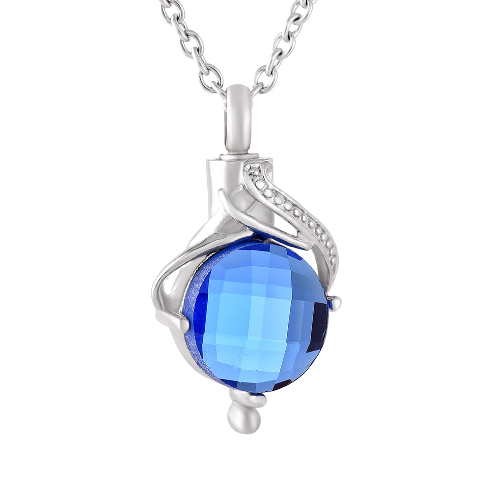 IJD9056 Women&Man Deep Blue Cabochon Clear Shiny Rhinestone&Crystal Charm Stainless Steel Cremation Jewelry Pendant Necklaces
IJD9056 Women&Man Deep Blue Cabochon Clear Shiny Rhinestone&Crystal Charm Stainless Steel Cremation Jewelry Pendant Necklaces