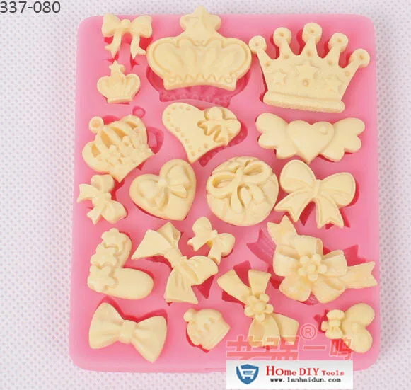 Fondant mould crown & knot shape Decorative mold DIY baking silicone cake mold 337-080 resin mold clay mold
Fondant mould crown & knot shape Decorative mold DIY baking silicone cake mold 337-080 resin mold clay mold