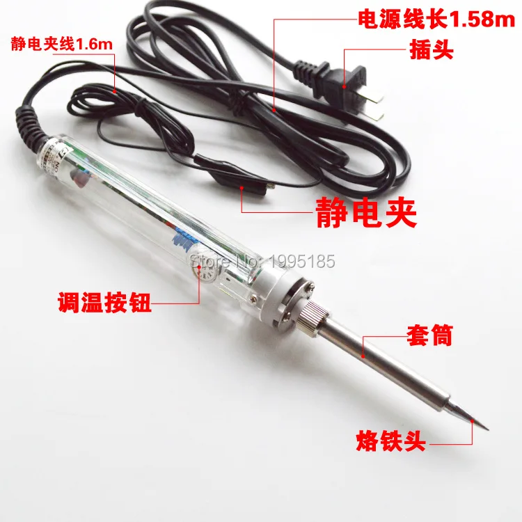 907 Adjustable soldering iron EU Plug Internal heating ceramic heater Replace HAKKO Welding station Heat Pencil With 220v 60W
907 Adjustable soldering iron EU Plug Internal heating ceramic heater Replace HAKKO Welding station Heat Pencil With 220v 60W
