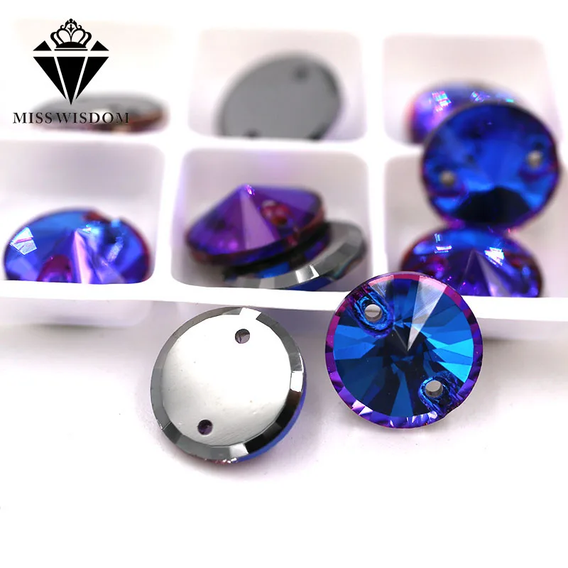 High quality flatback glass sew on rhinestones double hole Round Purple blue light crystal rhinestone diy clothing accessories
High quality flatback glass sew on rhinestones double hole Round Purple blue light crystal rhinestone diy clothing accessories