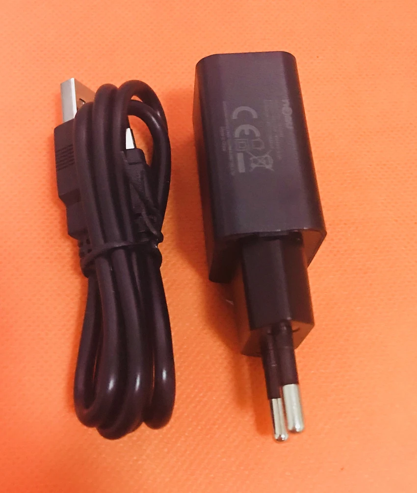Оригинальное дорожное зарядное устройство с европейской вилкой и USB-кабелем для