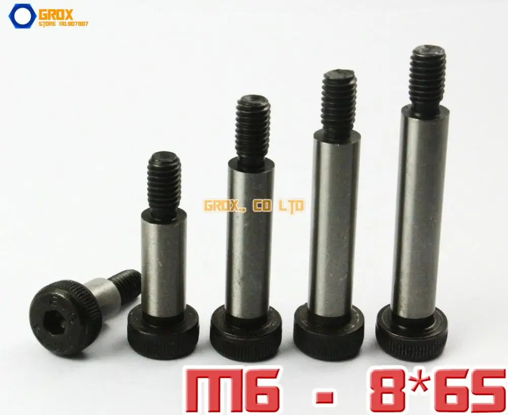 5 Pieces M6 Threaded 8 x 65mm 12.9 Grade Alloy Steel Hexagon Socket Head Shoulder Screw Bolt
5 Pieces M6 Threaded 8 x 65mm 12.9 Grade Alloy Steel Hexagon Socket Head Shoulder Screw Bolt