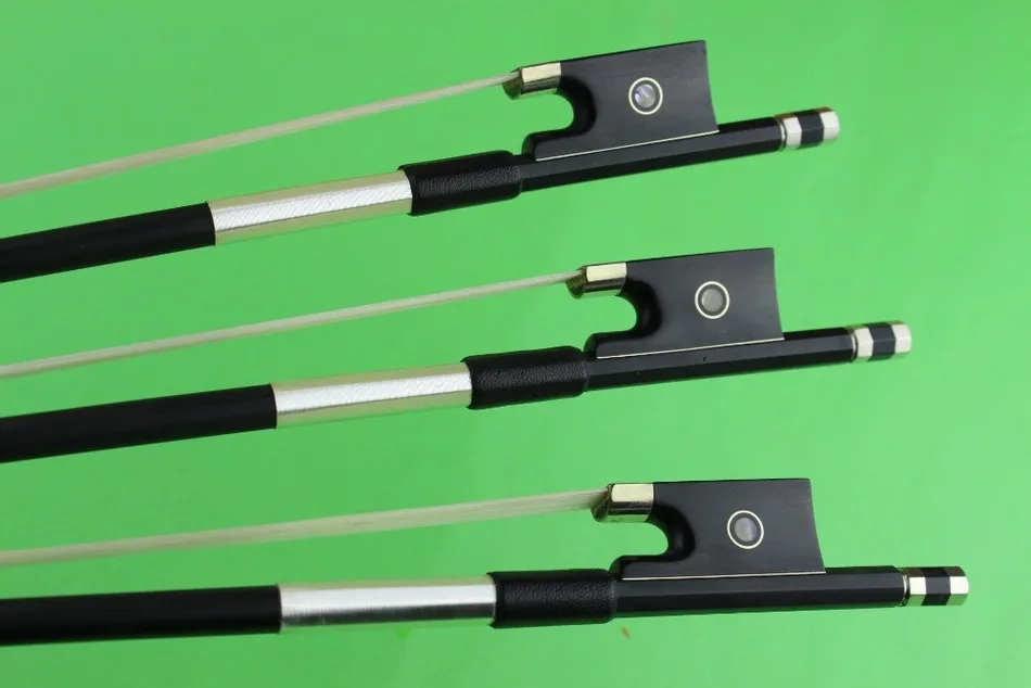 3 pcs hot sell New black PRO Carbon fiber violin bows 4/4 full size ebony frog
3 pcs hot sell New black PRO Carbon fiber violin bows 4/4 full size ebony frog