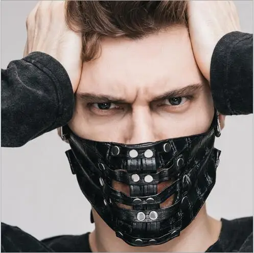 Hot! Steampunk Gothic Wash Leather Half Face Mask Men Women Balaclava Hat Hood Ski Bike Wind Stopper Face Mask Motorcycle Mask
Hot! Steampunk Gothic Wash Leather Half Face Mask Men Women Balaclava Hat Hood Ski Bike Wind Stopper Face Mask Motorcycle Mask