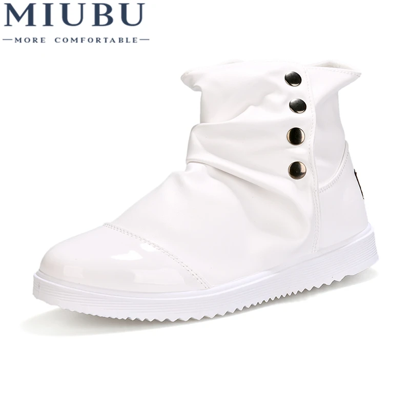 MIUBU New Mens Casual Wear Resistant Shoes Breathable High-Top PU Shoes 2021 Fashion Solid Color Males England Martin Boots
MIUBU New Mens Casual Wear Resistant Shoes Breathable High-Top PU Shoes 2021 Fashion Solid Color Males England Martin Boots