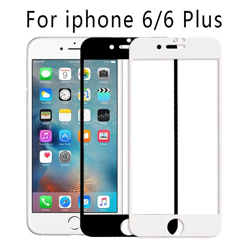 Защитное стекло для iphone 6 plus защитное с полным покрытием защитная пленка