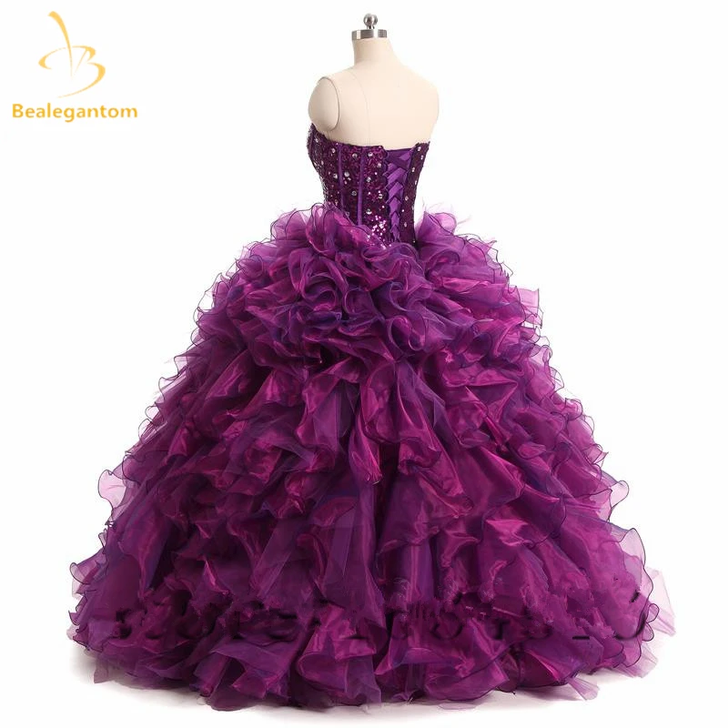 Женское платье с бисером и рюшами бальное до пола кристаллами 15 лет QA318 2021|dresses for