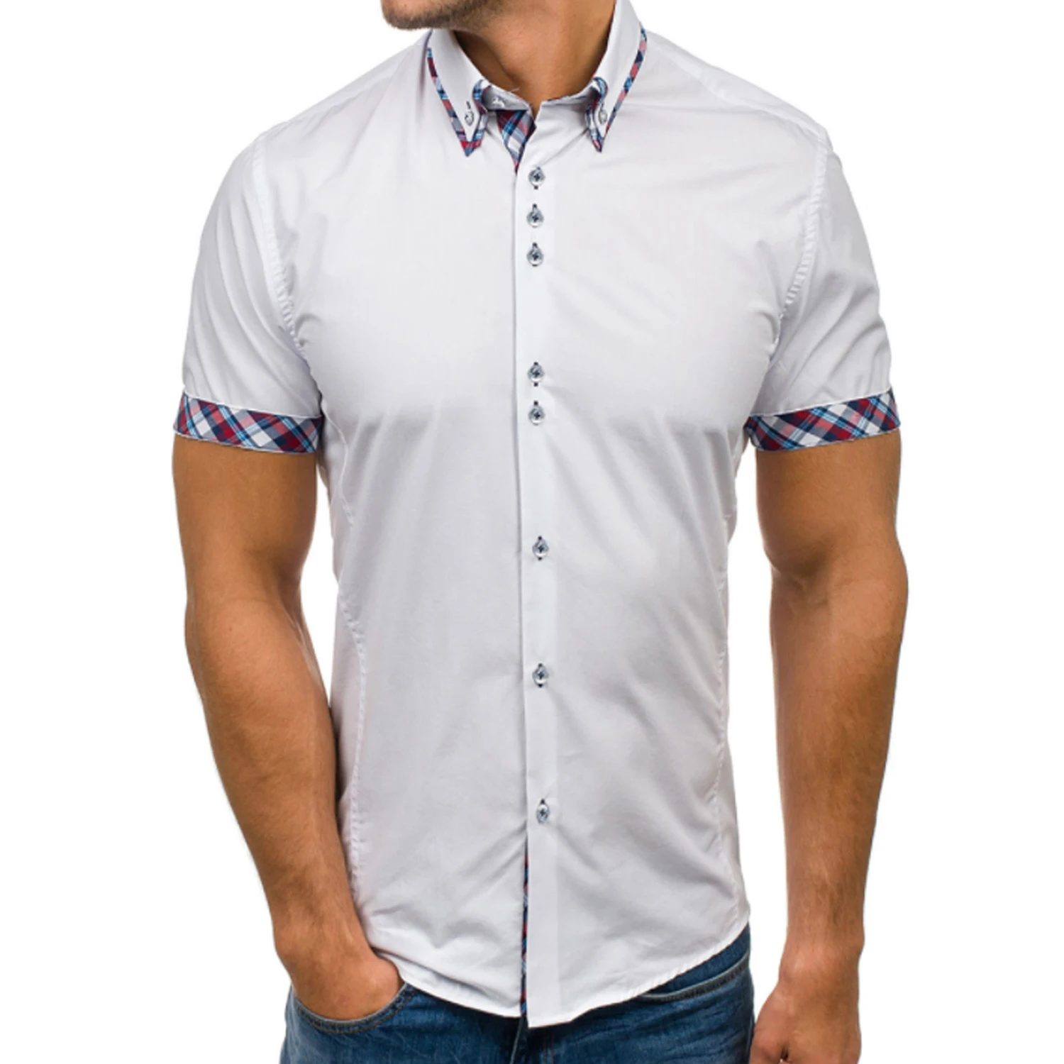 Brand 2018 Fashion Male Shirt Long-Sleeves Tops Plaid Classic Splicing Mens Dress Shirts Slim Men Shirt XXXL
Brand 2018 Fashion Male Shirt Long-Sleeves Tops Plaid Classic Splicing Mens Dress Shirts Slim Men Shirt XXXL