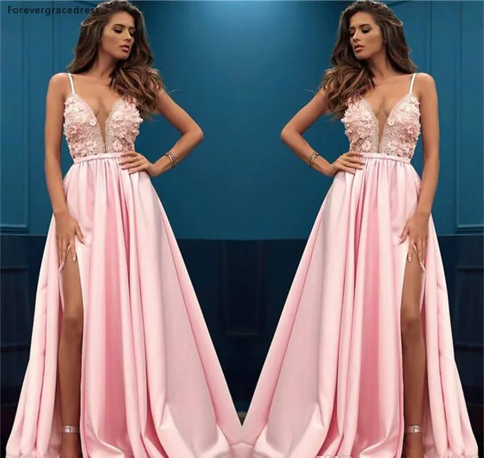 2019 New Arrival Pink Evening Dress Sexy With Slit Appliques Holiday Women Wear Formal Party Prom Gown Custom Made Plus Size
2019 New Arrival Pink Evening Dress Sexy With Slit Appliques Holiday Women Wear Formal Party Prom Gown Custom Made Plus Size
