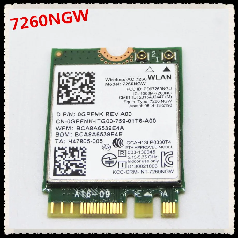 Абсолютно новый для Intel 7260NGW 7260ac 7260 ac 2,4/5G BT4.0 FRU 04X6007 для Thinkpad X250 x240 x240s x230s t440 w540 t540 Yoga y50
Абсолютно новый для Intel 7260NGW 7260ac 7260 ac 2,4/5G BT4.0 FRU 04X6007 для Thinkpad X250 x240 x240s x230s t440 w540 t540 Yoga y50