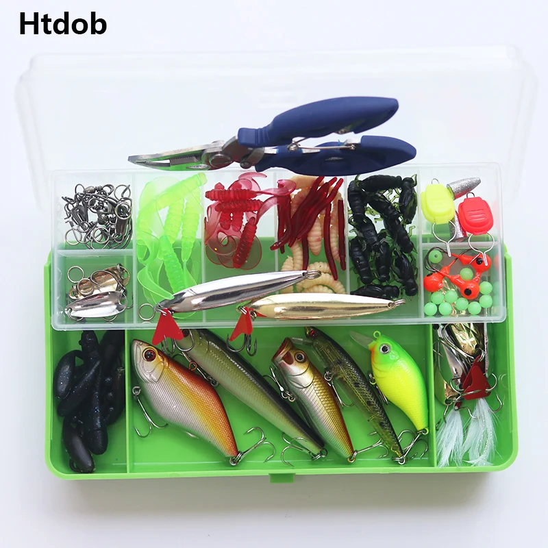 Htdob 70/100/101/141Pcs Fishing Lures Set Mixed Minnow Piler Spoon Hooks Fish Lure Kit Isca Artificial Bait Fishing Gear Pesca
Htdob 70/100/101/141Pcs Fishing Lures Set Mixed Minnow Piler Spoon Hooks Fish Lure Kit Isca Artificial Bait Fishing Gear Pesca
