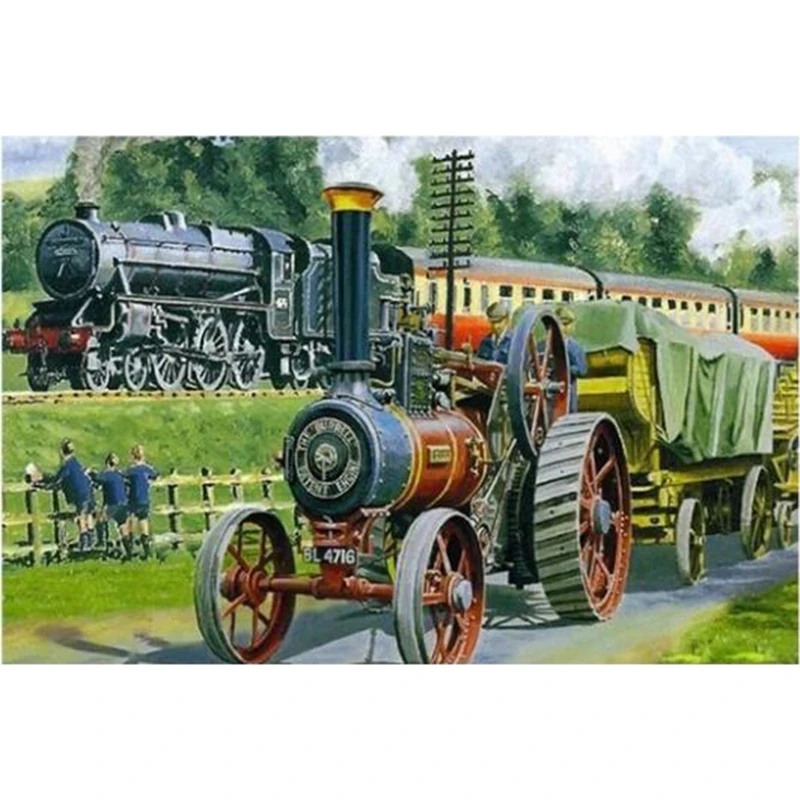 NEW Diamond Painting Train Round Full Drill Diamond Embroidery Cartoon Cross Stitch Mosaic Home Decor Daimond Painting Gift L372
NEW Diamond Painting Train Round Full Drill Diamond Embroidery Cartoon Cross Stitch Mosaic Home Decor Daimond Painting Gift L372