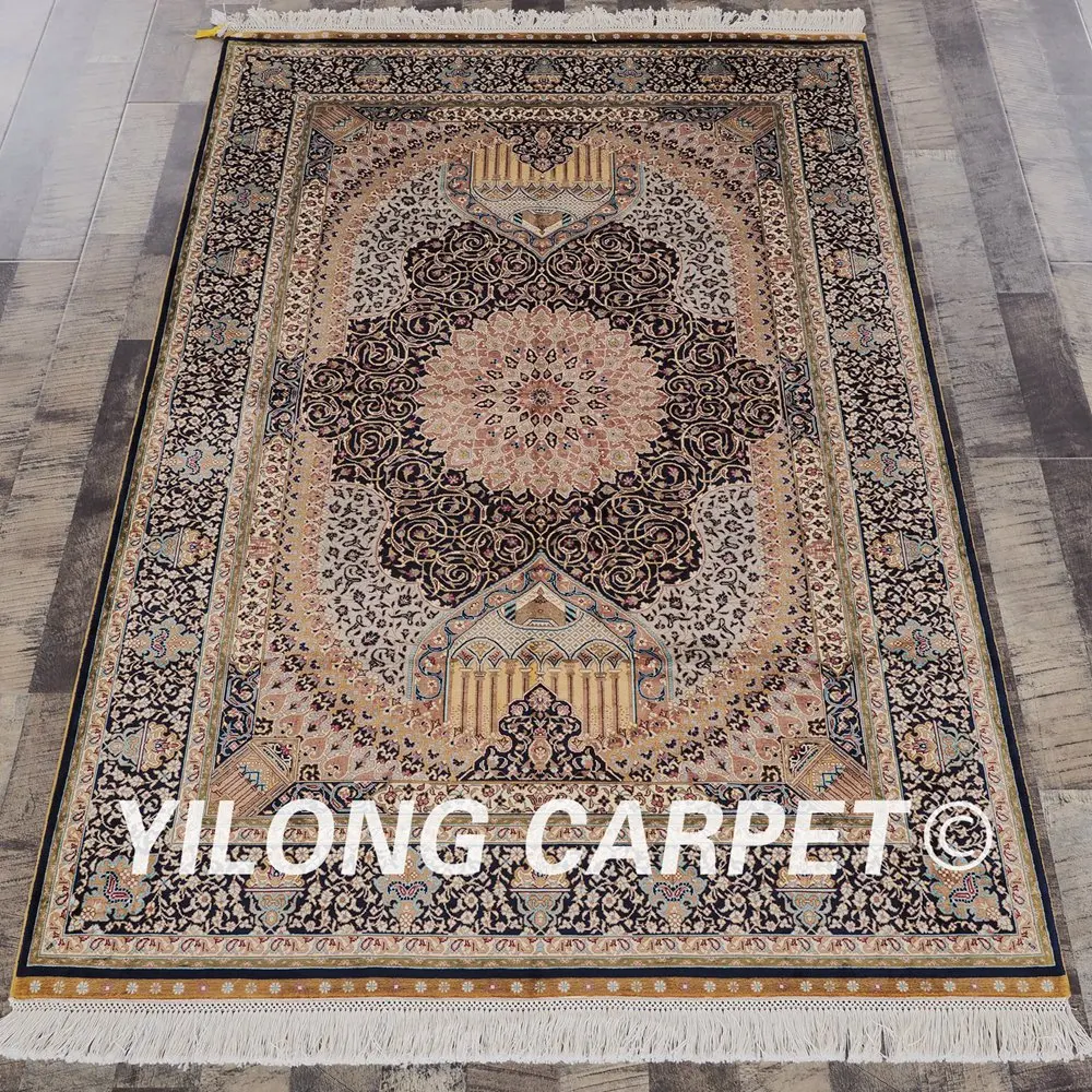 Yilong 4 'x 6' персидские антикварные Коврики ручной работы турецкий медальон шелковый ковер (QZT06A4x6)
Yilong 4 'x 6' персидские антикварные Коврики ручной работы турецкий медальон шелковый ковер (QZT06A4x6)