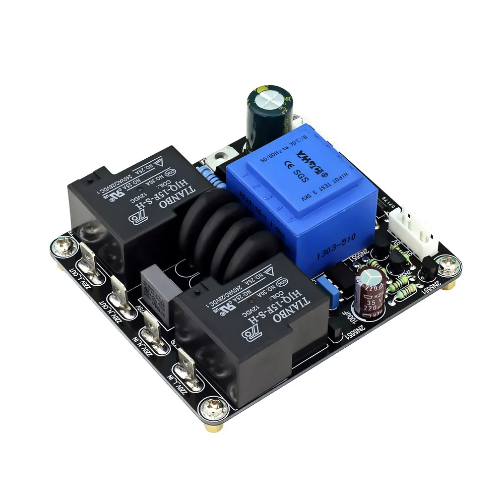 AIYIMA 220V 1000W Power Supply Delay Power Soft Start Protection Board High Power For Class A Amplifier DIY 30A Relay Protection
AIYIMA 220V 1000W Power Supply Delay Power Soft Start Protection Board High Power For Class A Amplifier DIY 30A Relay Protection
