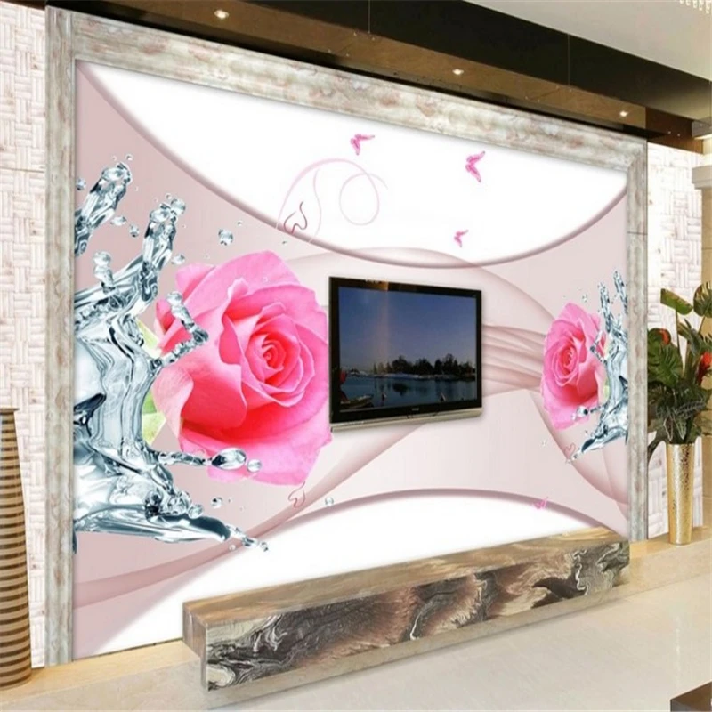 beibehang Large Custom Wallpaper 3D Rose Water Flower Butterfly Fresco Living Room Bedroom TV Decorative Background Wall
beibehang Large Custom Wallpaper 3D Rose Water Flower Butterfly Fresco Living Room Bedroom TV Decorative Background Wall