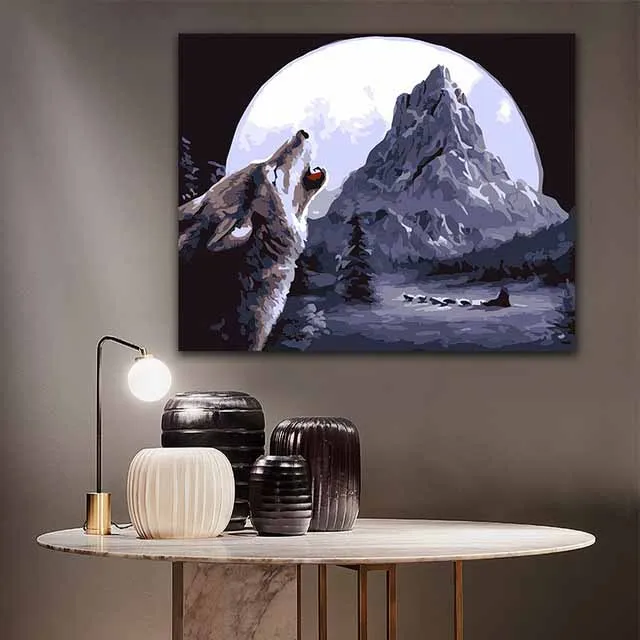 DIY colorings pictures by numbers with colors Wolverine of the full moon night picture drawing painting by numbers framed Home
DIY colorings pictures by numbers with colors Wolverine of the full moon night picture drawing painting by numbers framed Home