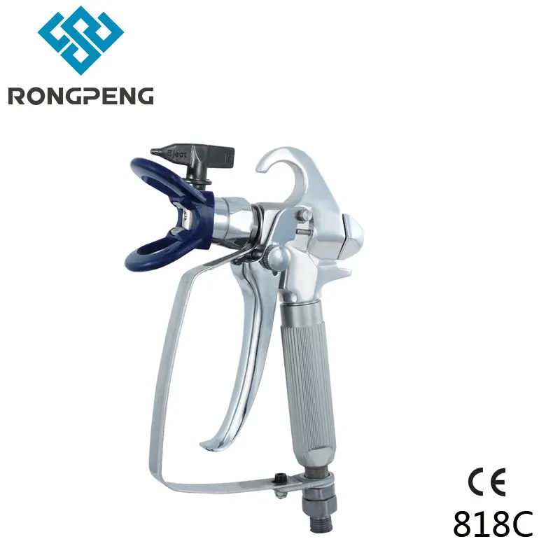 Rongpeng High Pressure Airless Spray Gun 818C With 517 Tip and Tip Guard For Airless Paint Sprayer Machine
Rongpeng High Pressure Airless Spray Gun 818C With 517 Tip and Tip Guard For Airless Paint Sprayer Machine