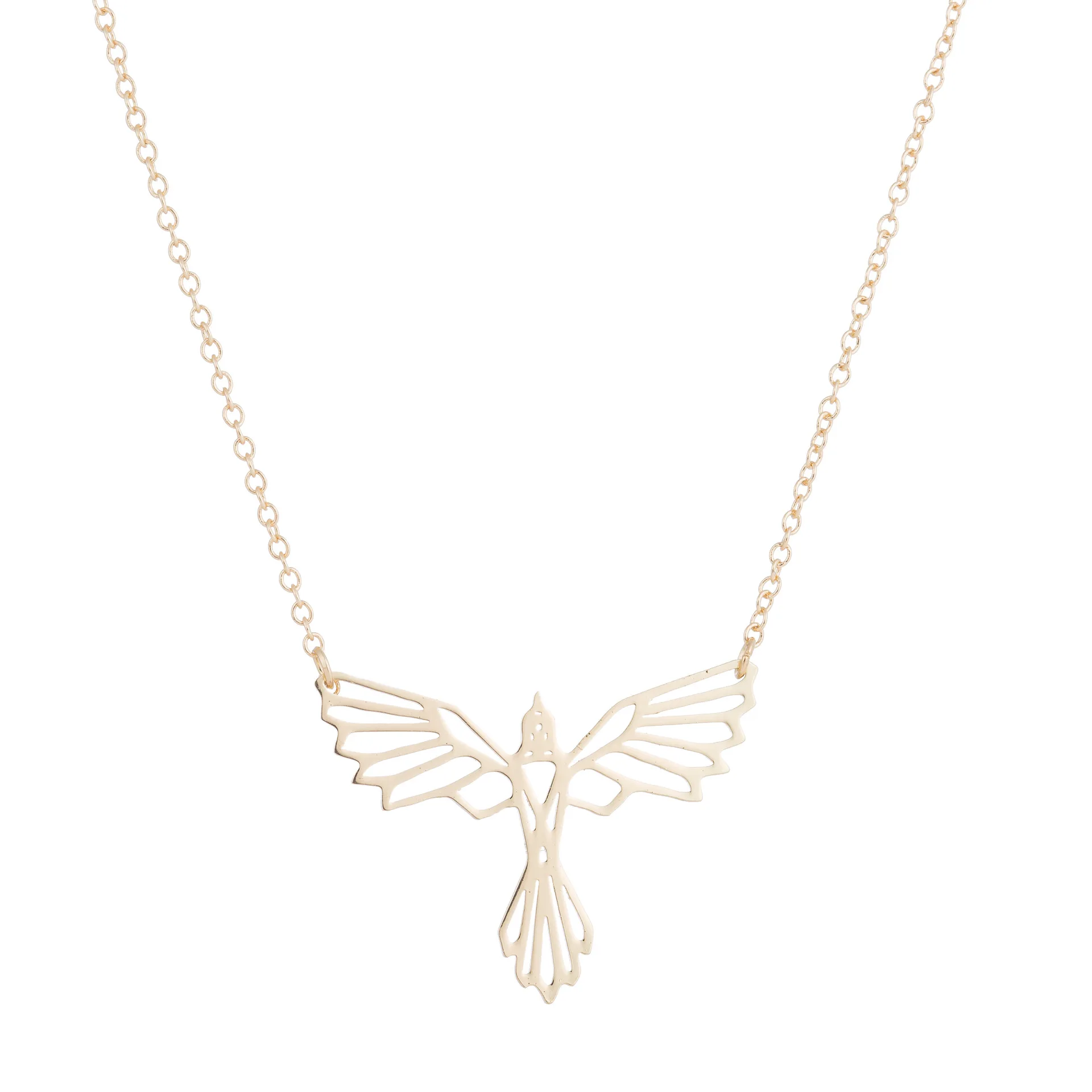 Daisies Origami Phoenix Necklace Geometric Animal Chain Bird Pendant Necklaces For Women
Daisies Origami Phoenix Necklace Geometric Animal Chain Bird Pendant Necklaces For Women