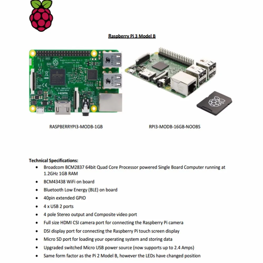 Оригинальный элемент 14 Raspberry Pi 3 Model B | Обустройство дома