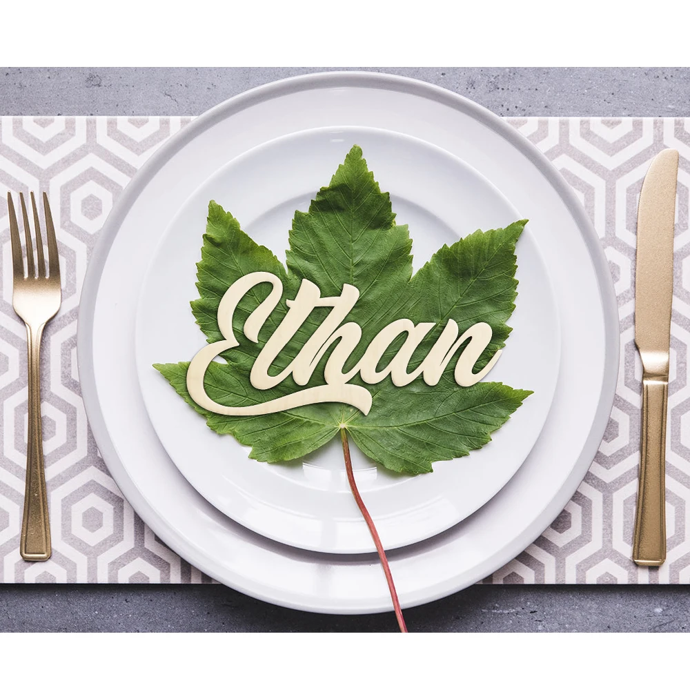 10pcs Wooden Laser Cut Names Wedding Table Place Name Cards For Guests Wedding Party Table Decoration Settings Name Tags
10pcs Wooden Laser Cut Names Wedding Table Place Name Cards For Guests Wedding Party Table Decoration Settings Name Tags
