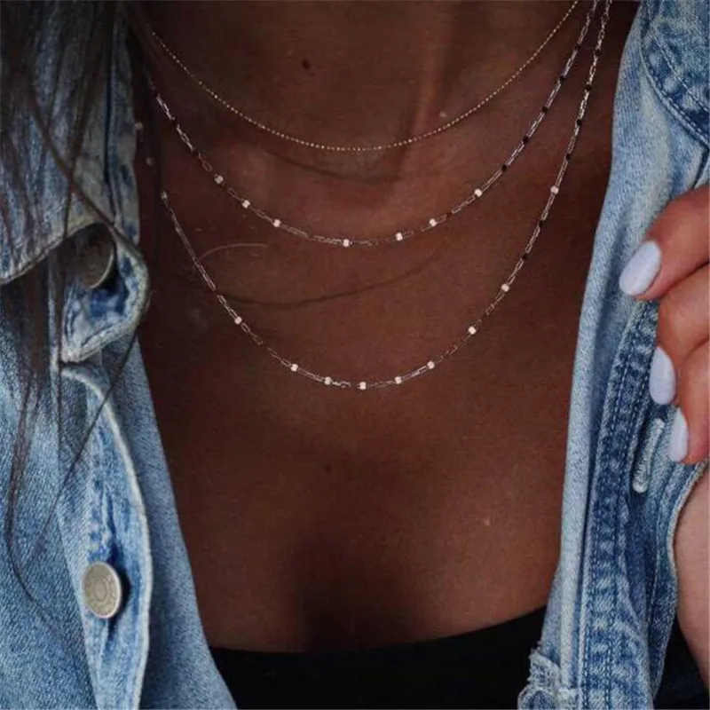 Vintage Multi-Layer Star Metal Pendant Necklace For Women Fashion Chokers Gold Color Necklace For Girl Gift
Vintage Multi-Layer Star Metal Pendant Necklace For Women Fashion Chokers Gold Color Necklace For Girl Gift