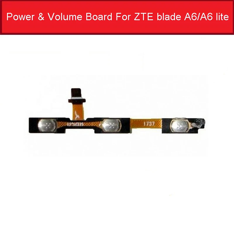 100% Genuine Power & Volume Flex Cable For ZTE Blade A6/A6 Lite A0620 A0622 Volume Power Side Key Switch Accessory Parts
100% Genuine Power & Volume Flex Cable For ZTE Blade A6/A6 Lite A0620 A0622 Volume Power Side Key Switch Accessory Parts