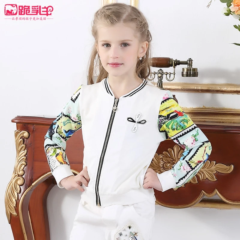 Girls Baseball Jacket Coat in spring autumn 2016 new children baseball uniform cardigan girls big wear coat
Girls Baseball Jacket Coat in spring autumn 2016 new children baseball uniform cardigan girls big wear coat