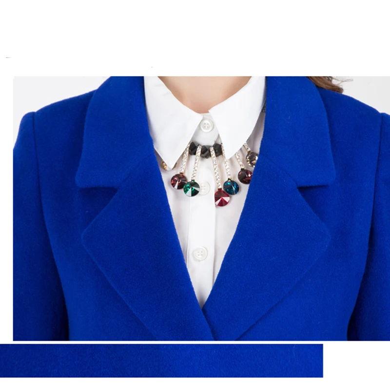 Middle-aged Women Wool Jacket Coat Large size 5XL Elegant Slim Temperament Long Overcoat Solid Warm Female Woolen Casual Jacket
Middle-aged Women Wool Jacket Coat Large size 5XL Elegant Slim Temperament Long Overcoat Solid Warm Female Woolen Casual Jacket