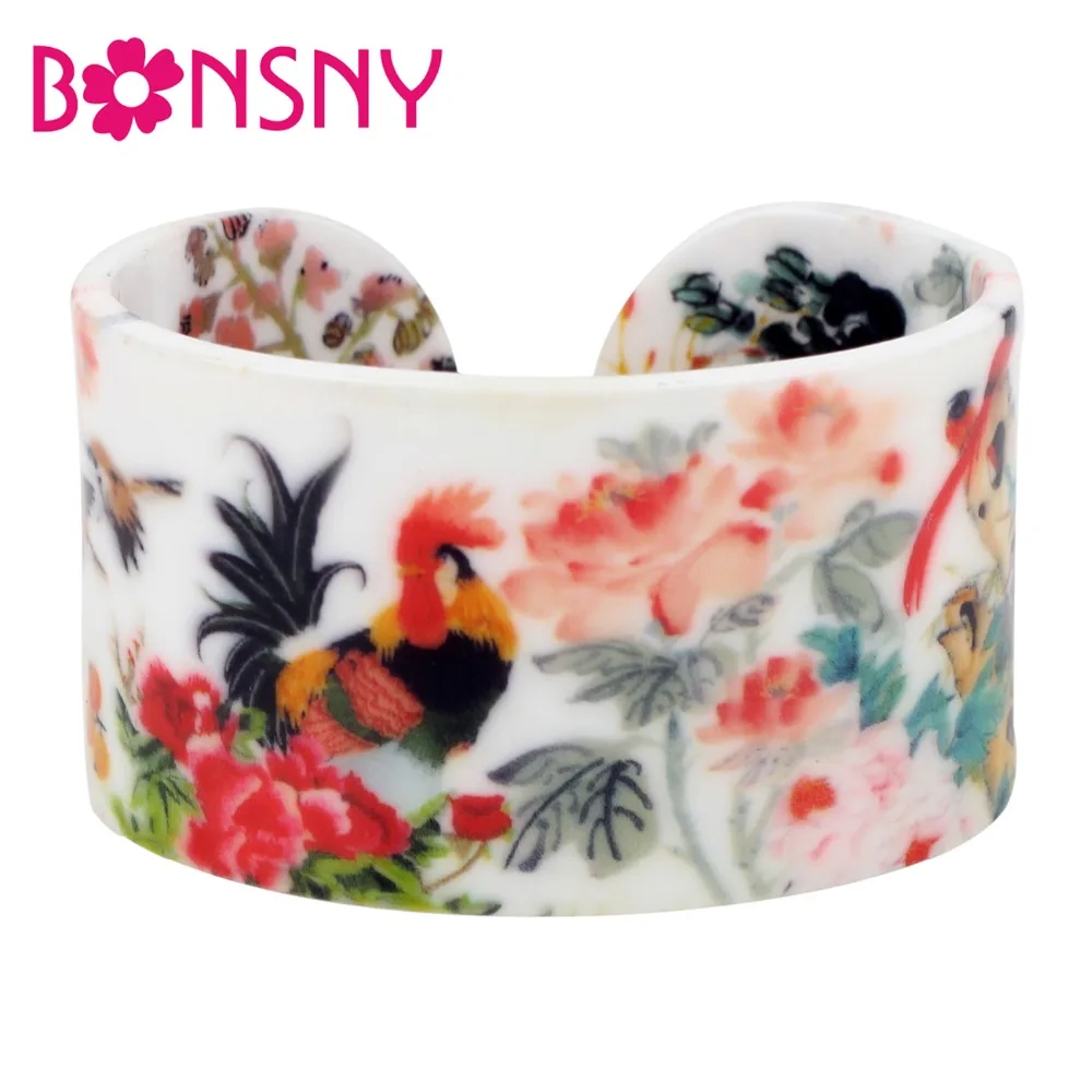 Bonsny Plastic Traditional Chinese Pastoral Landscape Painting Bangles Bracelets Vintage Craft Jewelry For Women Girls Ladies
Bonsny Plastic Traditional Chinese Pastoral Landscape Painting Bangles Bracelets Vintage Craft Jewelry For Women Girls Ladies