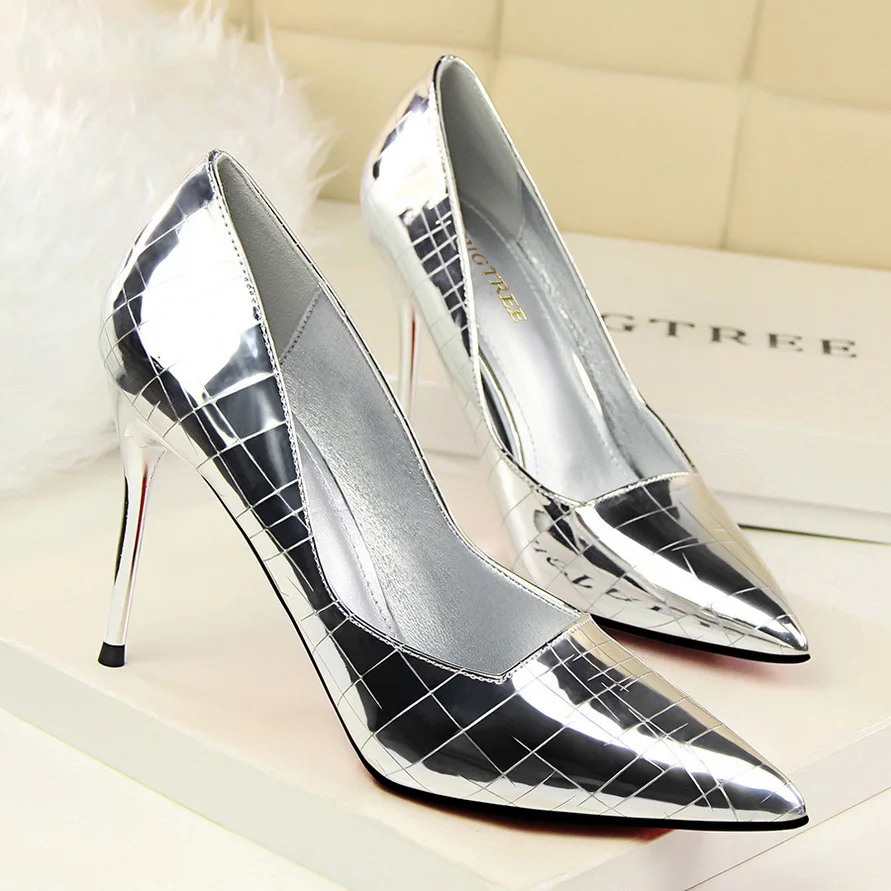 2019 Brand Shoes Woman High Heels Ladies Shoes 10CM Heels Pumps Women Shoes High Heels Sexy Black Beige Wedding Shoes Stiletto