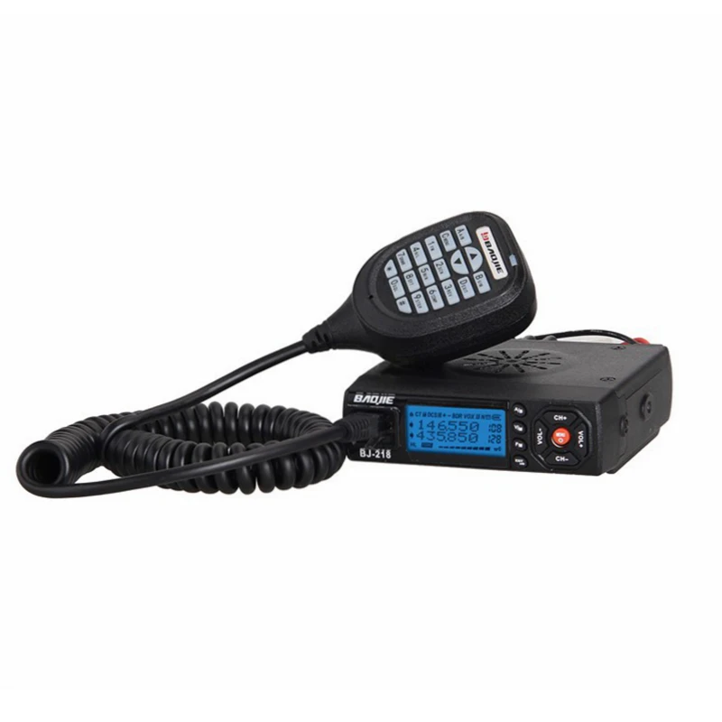 Baojie BJ 218 мини мобильный радио 20 км 25 Вт двухдиапазонный УКВ/UHF автомобильные иди и