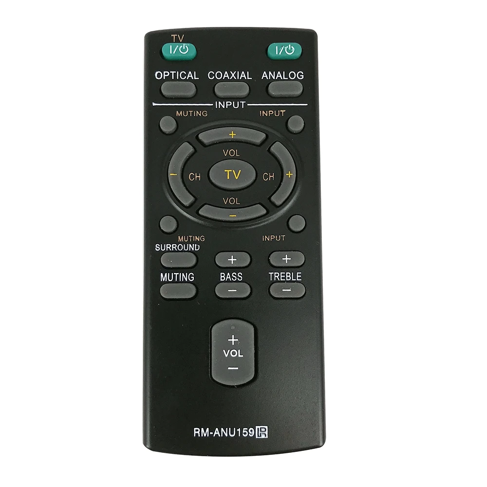 Новый запасной пульт дистанционного управления подходящий RM-ANU159 для sony звуковая панель с реверсивным звуковым HT-CT60/C SA-CT60 SS-WCT60
Новый запасной пульт дистанционного управления подходящий RM-ANU159 для sony звуковая панель с реверсивным звуковым HT-CT60/C SA-CT60 SS-WCT60
