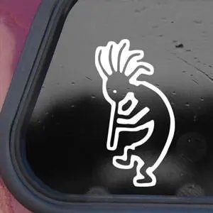 KOKOPELLI White Sticker Decal KOKOPILAU INDIAN SOUTHWEST FLUTE White Sticker Decal 6" (White)
KOKOPELLI White Sticker Decal KOKOPILAU INDIAN SOUTHWEST FLUTE White Sticker Decal 6" (White)