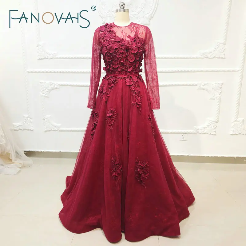 Luxury Burgundy Вечерние Платья С Длинными Рукавами Вечерние Платья Цветы 2019 Vestido De Fiesta Кружева Платье Выпускного Вечера Длинный Вечер
Luxury Burgundy Вечерние Платья С Длинными Рукавами Вечерние Платья Цветы 2019 Vestido De Fiesta Кружева Платье Выпускного Вечера Длинный Вечер