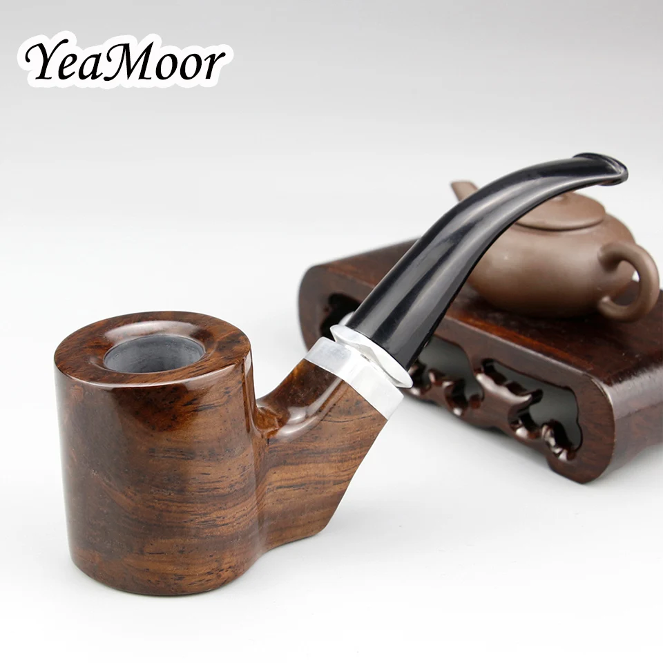 Best Ebony Wood Pipe 9mm Filter Gig Bowl Tobacco Pipe 10 tools free Flat Bottom Smoking Pipe Metal Insert Smoke Wooden Pipe
Best Ebony Wood Pipe 9mm Filter Gig Bowl Tobacco Pipe 10 tools free Flat Bottom Smoking Pipe Metal Insert Smoke Wooden Pipe