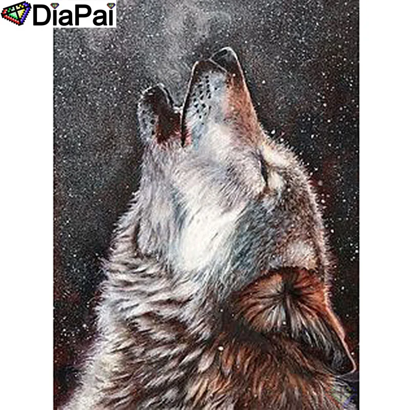 DIAPAI 100% Full Square/Round Drill 5D DIY Diamond Painting "Animal wolf snow" Diamond Embroidery Cross Stitch 3D Decor A18568
DIAPAI 100% Full Square/Round Drill 5D DIY Diamond Painting "Animal wolf snow" Diamond Embroidery Cross Stitch 3D Decor A18568