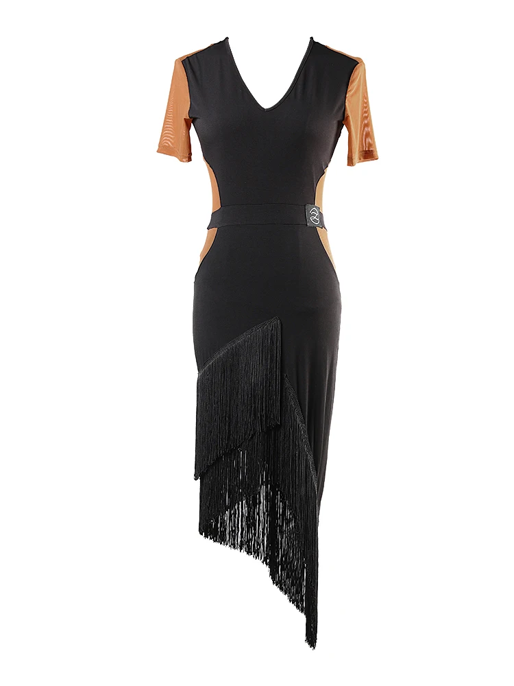 Ballroom Latin dance clothing female 2019 new dance skirt dress tassel Latin dance practice clothes female adult Z3082
Ballroom Latin dance clothing female 2019 new dance skirt dress tassel Latin dance practice clothes female adult Z3082