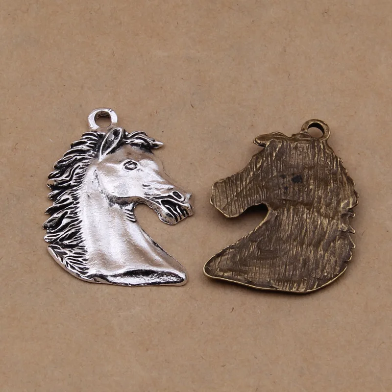 30 Pieces/Lot 40mm*28mm Antique Bronze Metal Animal Shape Diy Jewelry Horse Head Charms
30 Pieces/Lot 40mm*28mm Antique Bronze Metal Animal Shape Diy Jewelry Horse Head Charms