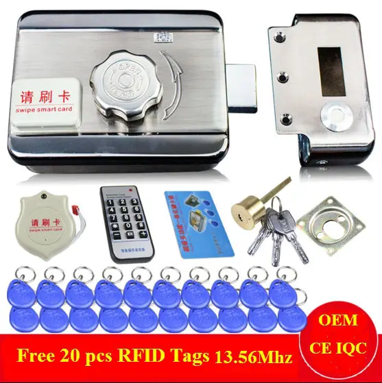 Remote access control electronic lock RF Access Control system Electronic integrated RFID Door Rim lock with RFID reader
Remote access control electronic lock RF Access Control system Electronic integrated RFID Door Rim lock with RFID reader