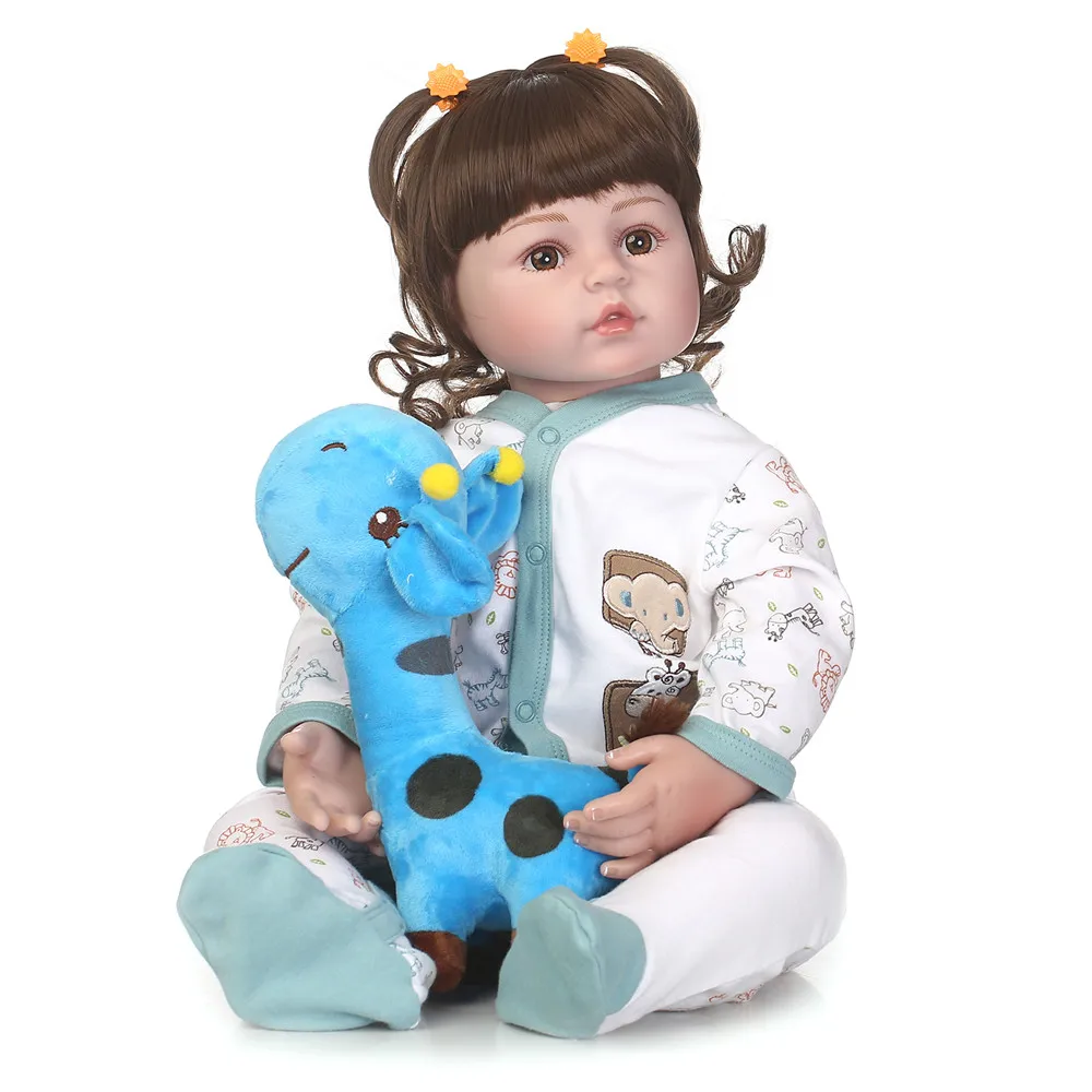 npkdoll 22inch Newborn Baby Doll Lifelike Silicone Reborn Dolls For Kids Birthday Xmas Gift bedtime play house toys
npkdoll 22inch Newborn Baby Doll Lifelike Silicone Reborn Dolls For Kids Birthday Xmas Gift bedtime play house toys