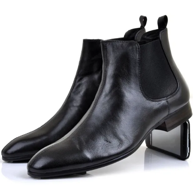 Men Square Toes Genuine Leather Elastic Ankle Boots Male Low Heel Slip On Flat Comfortale Martin Boots Men Hot Sale Casual Boots
Men Square Toes Genuine Leather Elastic Ankle Boots Male Low Heel Slip On Flat Comfortale Martin Boots Men Hot Sale Casual Boots