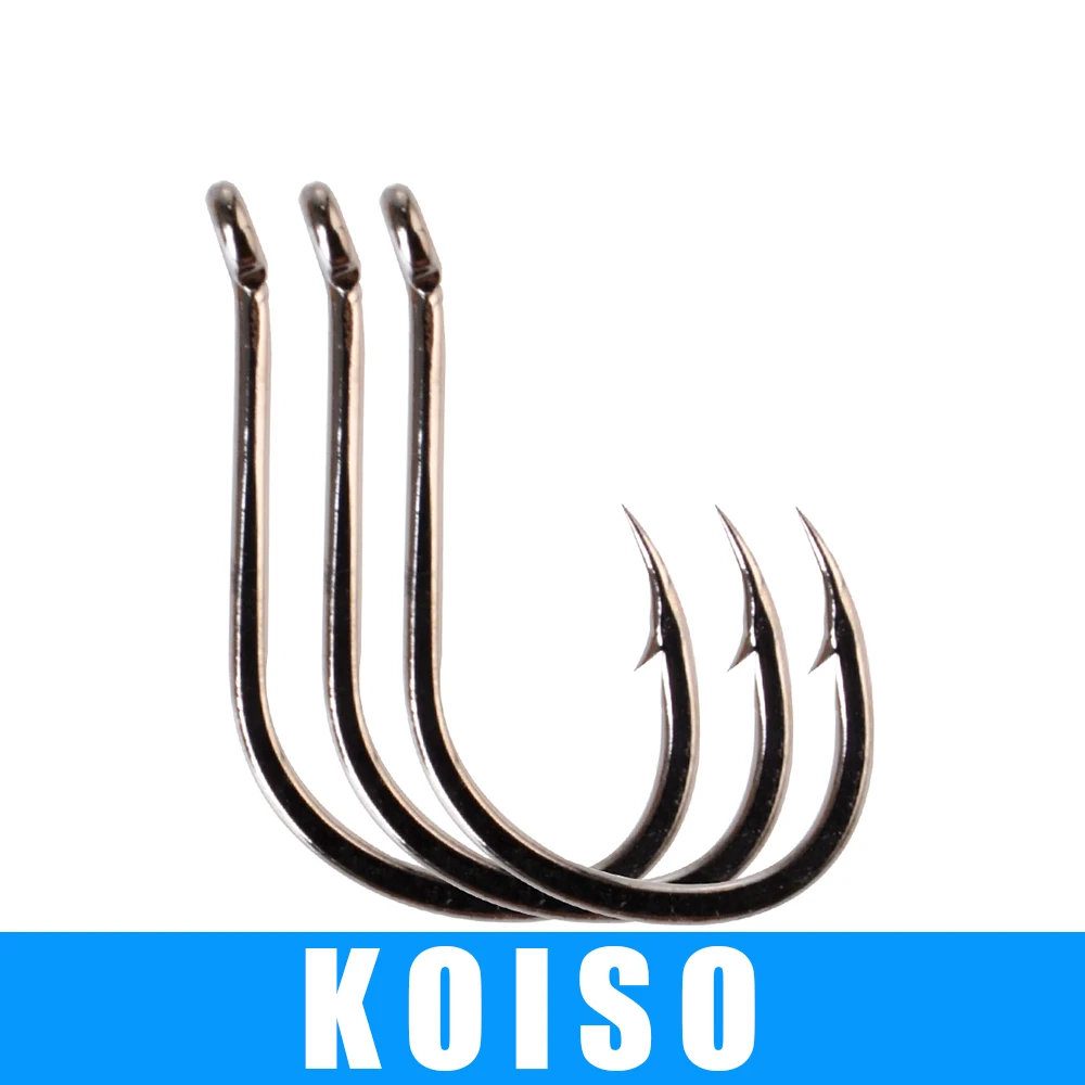 FISH KING 3 упак./лот KOISO рыболовный крючок Размер 1 #-7 # рыболовные крючки из высокоуглеродистой стали джиг-Крючки с бородкой для карпа анзол коль...
FISH KING 3 упак./лот KOISO рыболовный крючок Размер 1 #-7 # рыболовные крючки из высокоуглеродистой стали джиг-Крючки с бородкой для карпа анзол коль...
