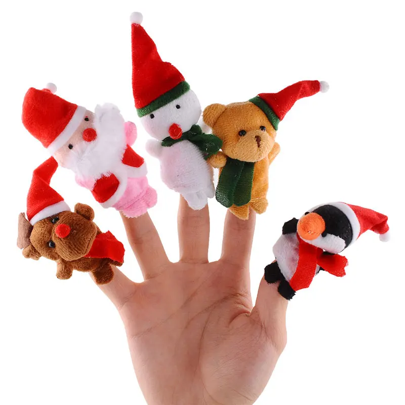 5pcs/set Christmas Santa Claus Snowman Dear Bear Penguin Finger Puppets Educational Plush Toy Doll
5pcs/set Christmas Santa Claus Snowman Dear Bear Penguin Finger Puppets Educational Plush Toy Doll
