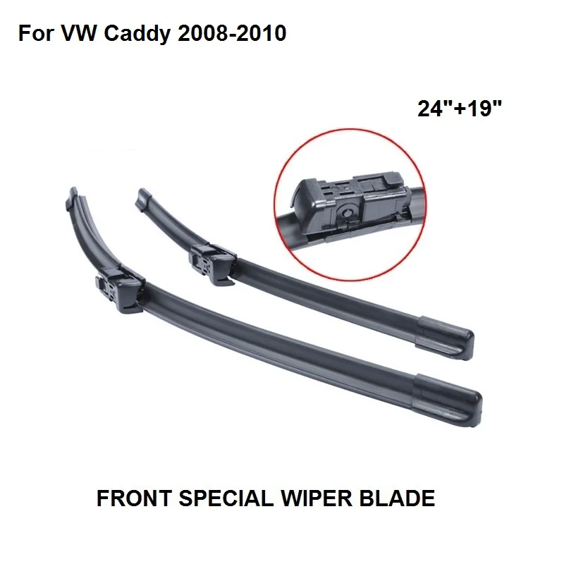 Щетка стеклоочистителя для VW Caddy 2008-2010 24 ''+ 19'', высококачественное переднее лобовое стекло из натурального каучука
Щетка стеклоочистителя для VW Caddy 2008-2010 24 ''+ 19'', высококачественное переднее лобовое стекло из натурального каучука